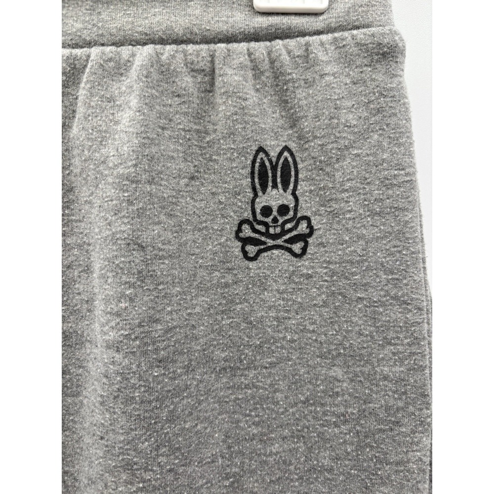 Psycho Bunny Gray Jogger Sweatpants XS‎ Drawstring Fleece Lined Athleisure
